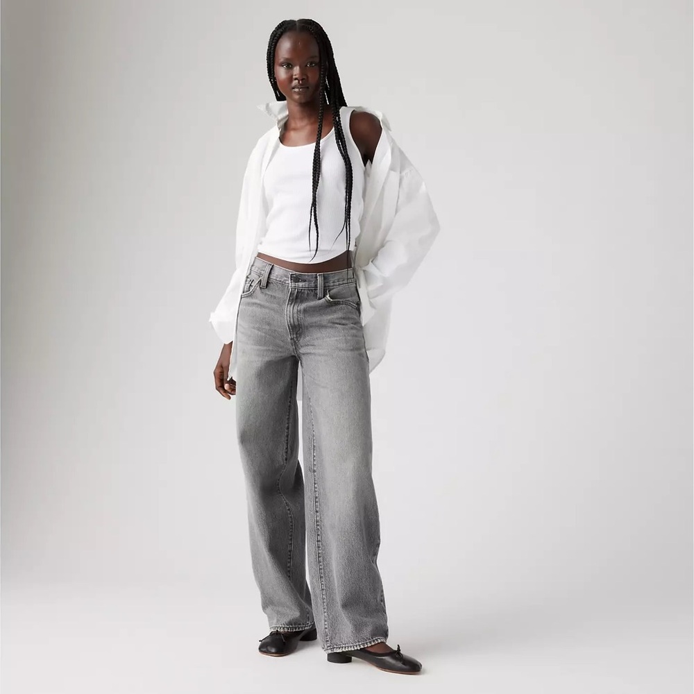 Levi’s Baggy Dad Jeans Women’s 29 - Washed Black / Grey